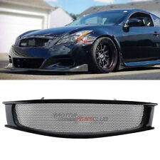 Gloss Black Honeybomb Grille For Infiniti G G37 Nissan Skyline 2DR Coupe 2008-13 picture