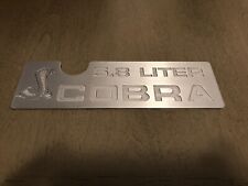 Ford 93 5.8 LITER Cobra  custom aluminum intake manifold plate plaque Mustang picture