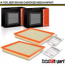 2x Engine Air Filter for Nissan Frontier 2020-2022 Jeep Grand Cherokee INFINITI picture