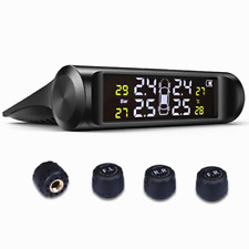 Car Tire Pressure Monitoring System Solar Device Sensor Temperature Alarm TPMS  picture