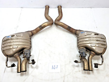 ✅ 19-21 OEM Mercedes W205 C63 AMG S 4.0L Rear Left Right Exhaust Muffler SET picture