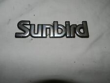 1980's Genuine vintage Pontiac Sunbird Emblem/Badge picture