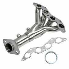 STAINLESS RACING MANIFOLD HEADER/EXHAUST FOR 01-05 HONDA CIVIC DX/LX D17 1.7 EM2 picture