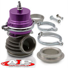 50mm V-Band Cast Aluminum Header Manifold Wastegate Turbo Charger Purple picture