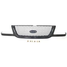 Grille Assembly For 01-03 Ford Ranger Painted Black Shell With Emblem Provision picture