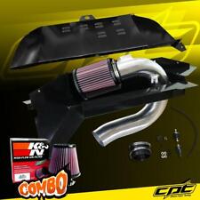 For 14-16 BMW 228i F22 2.0L 4cyl Polish Cold Air Intake + K&N Air Filter picture