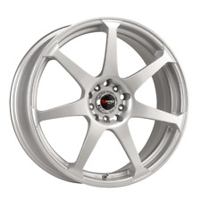 1 New Silver Full Painted 17X7.5 45 5-100/114.30 Drag DR-33 Wheel picture