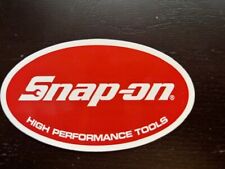Genuine Snap-on Tools Logo RED WHITE Decal 4.5