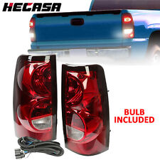Fit For 2003-06 Chevy Silverado 1500 2500 3500 Pickup Red Tail Lights W/ Bulbs picture
