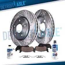 294mm Rear Drilled Brake Rotors + Ceramic Pads for BMW 323iT 325i 325Ci 328i E46 picture