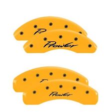 MGP Caliper Covers Set of 4 Yellow finish Black Prowler picture