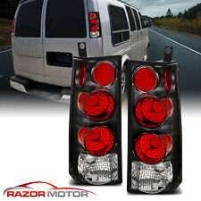 For 2003-2023 GMC Savana/Chevrolet Express 1500/2500/3500 Black Brake Taillights picture