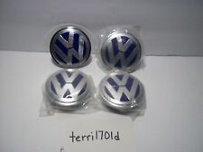Set of 4 Genuine VW Volkswagon OEM OE Wheel Center Cap 3B7-601-171 Golf Rabbit picture