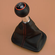 New 5 Speed Gear Shift Knob w/ Boot Fit for VW Golf MK2 MK3 MK4 Lupo Polo Passat picture