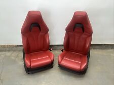 OEM 2014-2018 BMW X5 X5M M F15 F85 F86 X6M F15 FRONT Mugello Red LEATHER SEATS picture