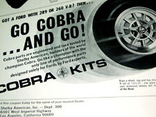 1967 SHELBY COBRA KITS * ORIGINAL AD *intake/valve covers/tach/Mustang/GT/hood picture
