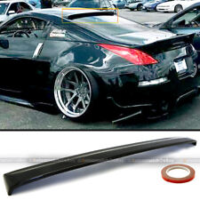 Fit 03-08 350Z Z33 Painted Glossy Black Roof Wing Spoiler Visor picture