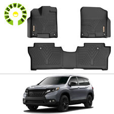 Floor Mats for 2019-2023 Honda Passport TPE Rubber All Weather Protection 3PCS picture