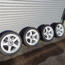 Nismo wheels white 32GTR 17x9J pcd 114.3 +22 JDM Drift Racers　Discontinued Items picture