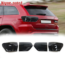 Smoked Tail Light Cover Rear Lamp Guard Trim For Jeep Grand Cherokee SRT 14-2021 picture
