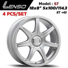 Lenso S7 Wheel Rim 18x8 PCD 5x114.3 ET+42 Limited For Mitsubishi Eclipse Set 4 picture