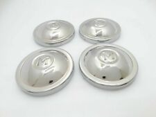Vintage Morris Minor Front/Rear Wheel Hub Chromed 4x Covers/Caps picture