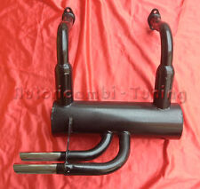 Silencer Type 'Monza' Sport Exhaust Fiat 500 F L Outlet Double Hose Ø30mm picture