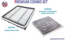 COMBO Air Filter & CHARCOAL Cabin Air Filter for 01-05 LEXUS IS300 AF5278 C38222 picture