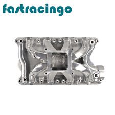 Polished Intake Manifold For Ford 351W Windsor V8 SBF Air Gap Single Plane picture