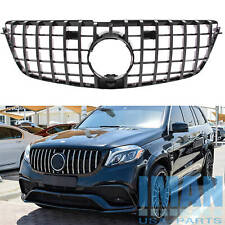 Black GT Style Grill Front Grille For Mercedes X166 GL500 GL550 GL63AMG 2013-15 picture