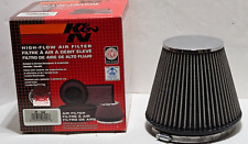 K&N Universal Fit Clamp On Cone Shape Air Filter 6in Base x 4.5in Top x 6in High picture