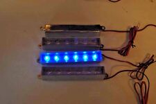 BLUE 6 LED LIGHT Four Bright Accent Lighting 12V DC 9V picture