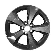 18x7 5 Spoke Alloy Wheel Polished & Painted Dark Charcoal Metallic 560-09205 picture