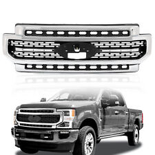 New Front Bumper Grille Grill Fits Ford F-250 F-350 Super Duty 2020-2022 CHROME picture