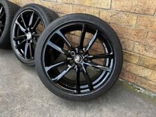 4x GENUINE HOLDEN REDLINE VF 19” GLOSS BLACK STAGGERED WHEELS VE COMMODORE  picture