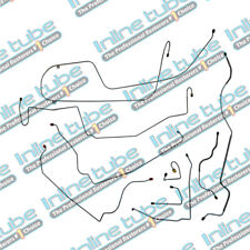 1971-74 Amc Javelin Amx Complete Power Disc Brake Line Set Kit 8Pc Stainless picture