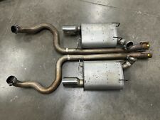 2011-2012 Ford Mustang Shelby GT500 OEM Cat Back Mufflers Axle Pipes Exhaust  picture
