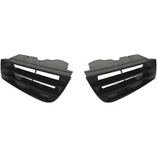 Grille For 2002-2003 Mitsubishi Galant Set of 2 Left & Right Side Black Plastic picture
