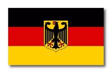 GERMAN FLAG COAT OF ARMS EAGLE DECAL 3M STICKER GERMANY Various SIZES USA MADE picture