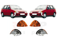FOR SUBARU JUSTY 95-03 SWIFT 96-05 FRONT BUMPER SIDE ORANGE INDICATOR LAMP PAIR picture