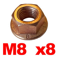 M8 Copper Nut x8 for Exhaust System for Porsche VW BMW Audi Mercedes picture