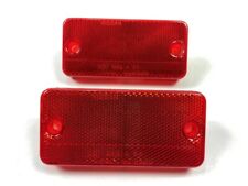 (2) NEW UNBOXED Rear Bumper Reflectors For 1979-1985 Datsun 720 Pickup Truck picture