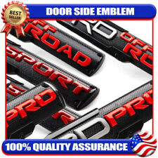 2PCS Door Fender Pro Sport Offroad Badge Emblem Left Right Side 3D Sticker Decal picture