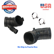 2 Engine Air Intake Hose To MAF & Throttle Fit BMW E46 323i 325i 328i Z3 M54 M52 picture