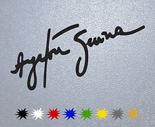 STICKER PEGATINA DECAL Ayrton Senna Signature picture