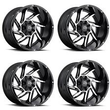 Vision Wheel 422-7993GBMF12 Set of 4 Gloss Black w/ Lip 422 Prowler 17x9 Rims picture