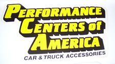 PERFORMANCE CENTERS OF  AMERICA GIANT DECAL 10 1/2 X 6 PCA picture
