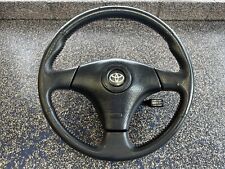 2001 2002 OEM Toyota Corolla S 3 Spoke Sport Red Stitches Steering Wheel picture