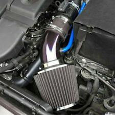 76mm Chrome Car Cold Air Intake Filter Induction Kit Pipe Power Flow Hose System picture