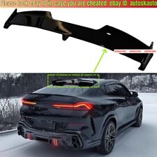 Fit For BMW X6 G06 X6M 2020-2023 Rear Rear Roof Lip Spoiler Top Wing Gloss Black picture